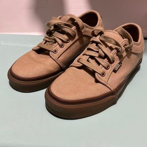 Tan almost brand new vans size 7 men’s